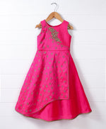 Girl Ethnic Pink Gown