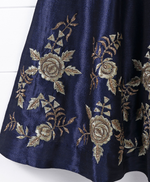 Ethnic Royal Blue Gown
